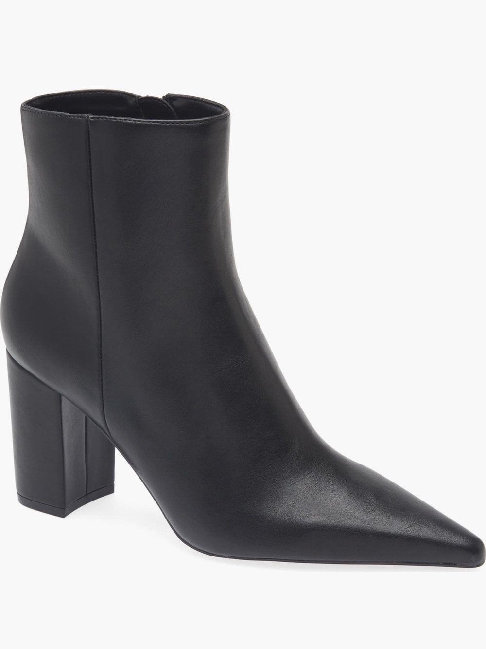 Mango Black Cobo Block Heel Bootie size 8,5 NWT
